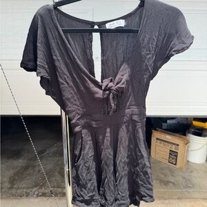 Ava Sky Black Kiwi Romper